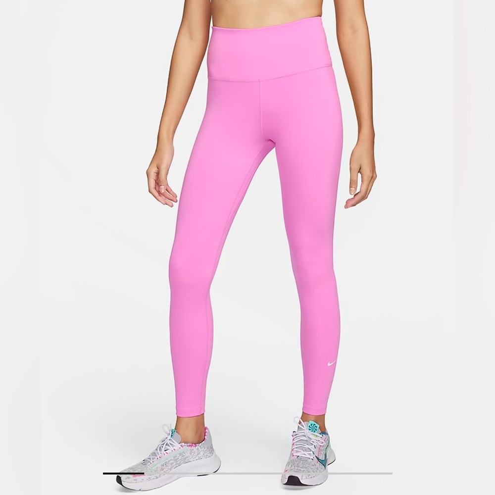NEW! Nike One High Rise Full Length Legging Pink Sz XL Women's Style DM7278-675
